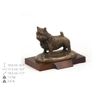 Norwich Terrier figurka na drewnie Art-Dog